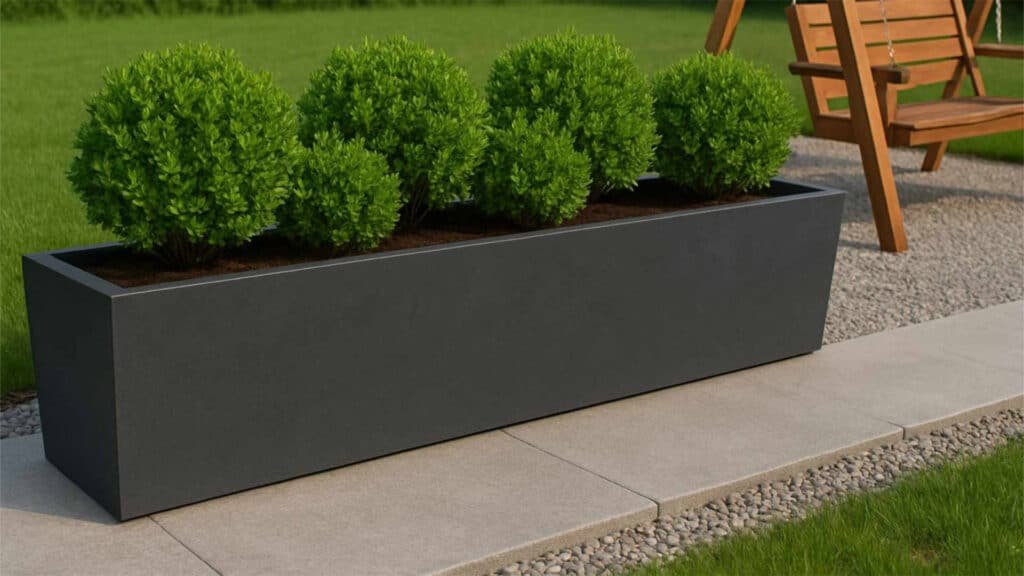 Große Beton Pflanzkübel Rechteckig-Violetta 4-a