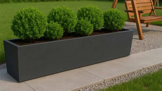 Große Beton Pflanzkübel Rechteckig-Violetta 4-a