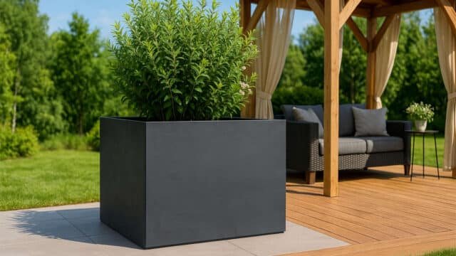 Große Pflanzkübel Beton Quadratisch-Adamo-a