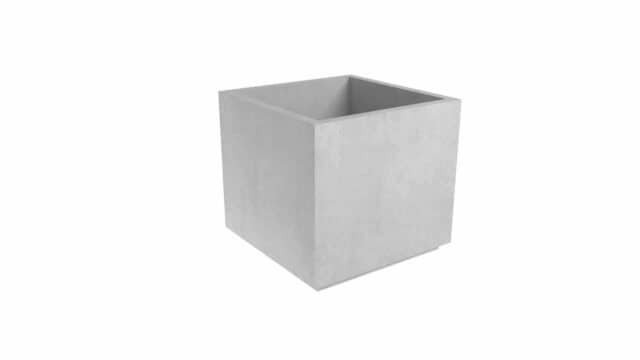 Große Pflanzkübel Beton Quadratisch- Davide - 4
