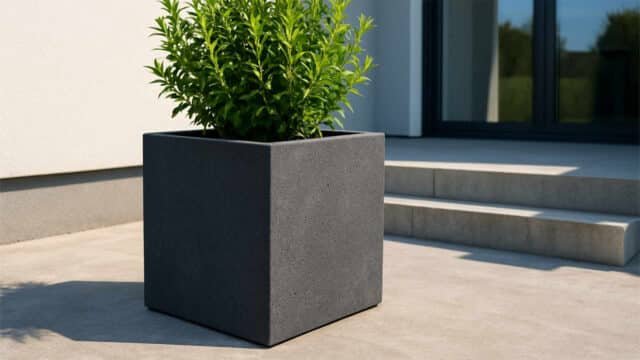 Große Pflanzkübel Beton Rechteckig-Alessandro -4-a
