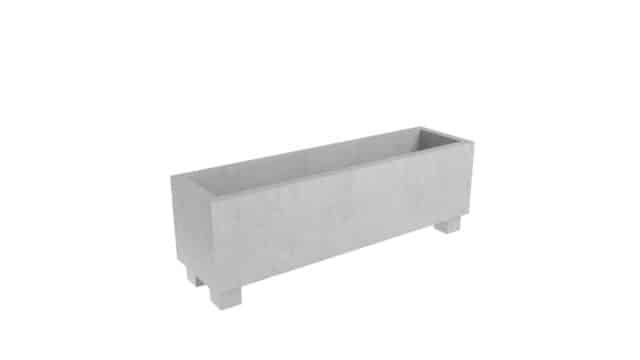 Große Pflanzkübel Beton Rechteckig Francesco - 6
