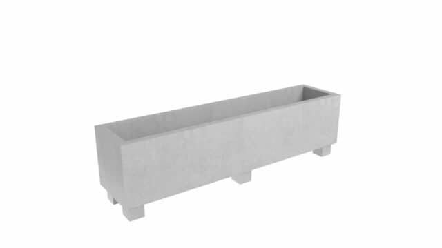 Große Pflanzkübel Beton -Rechteckig -Francesco- 8