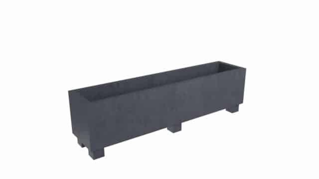Große Pflanzkübel Beton Rechteckig Francesco - 8