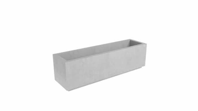 Große Pflanzkübel Beton Rechteckig Geraldo 6