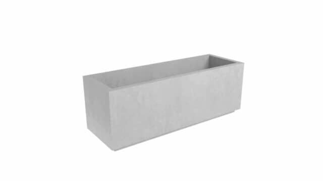 Große Pflanzkübel Beton Rechteckig-Geraldo 7-b