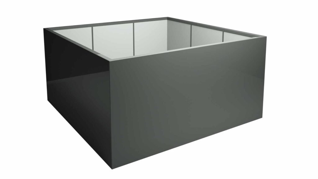 Pflanzkübel Aluminium Groß Alessio 13