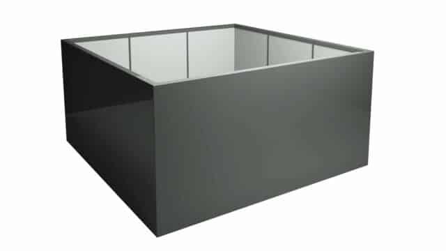 Pflanzkübel Aluminium Groß Alessio 13