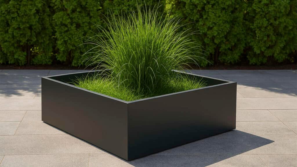 Pflanzkübel Aluminium Groß - Alessio 14