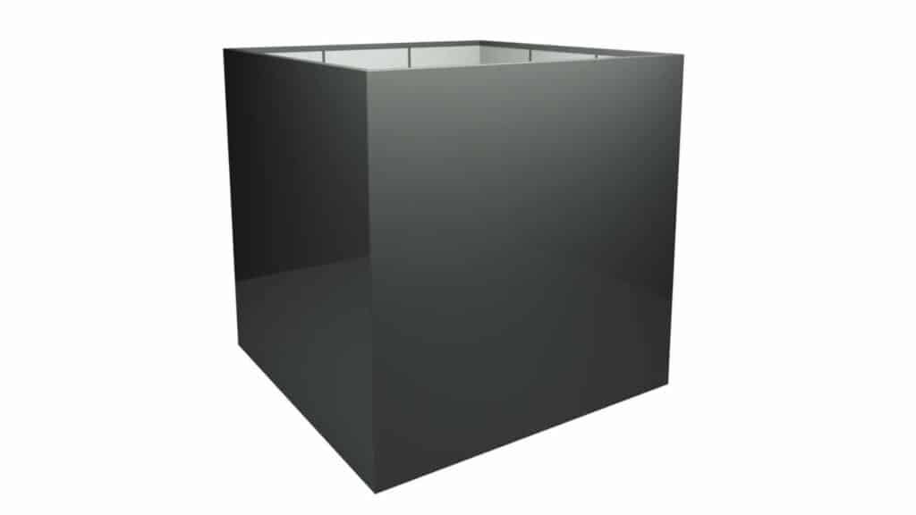 Pflanzkübel Aluminium Groß Alessio 15