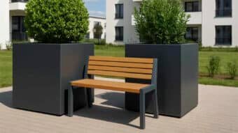 Pflanzkübel Aluminium Groß-Alessio 15-a