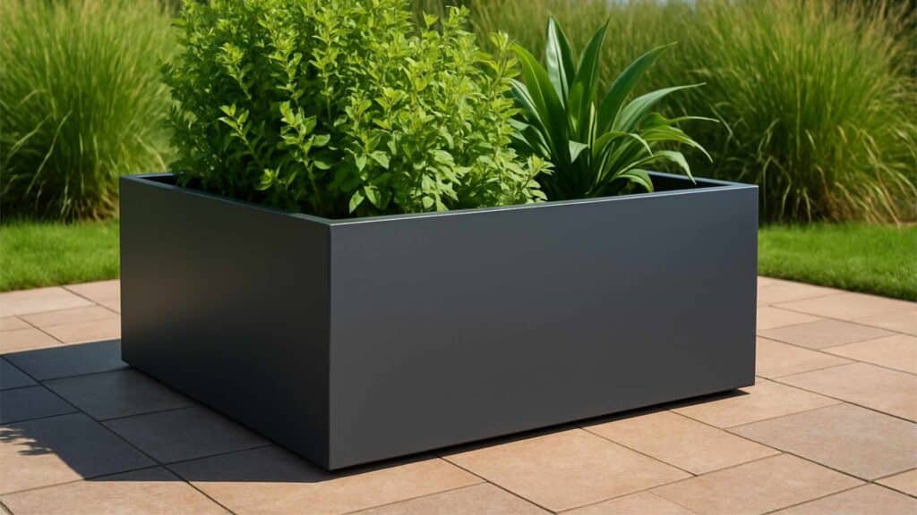 Pflanzkübel Aluminium Groß -Alessio 16