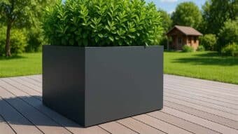 Pflanzkübel Aluminium Groß-Alessio 17
