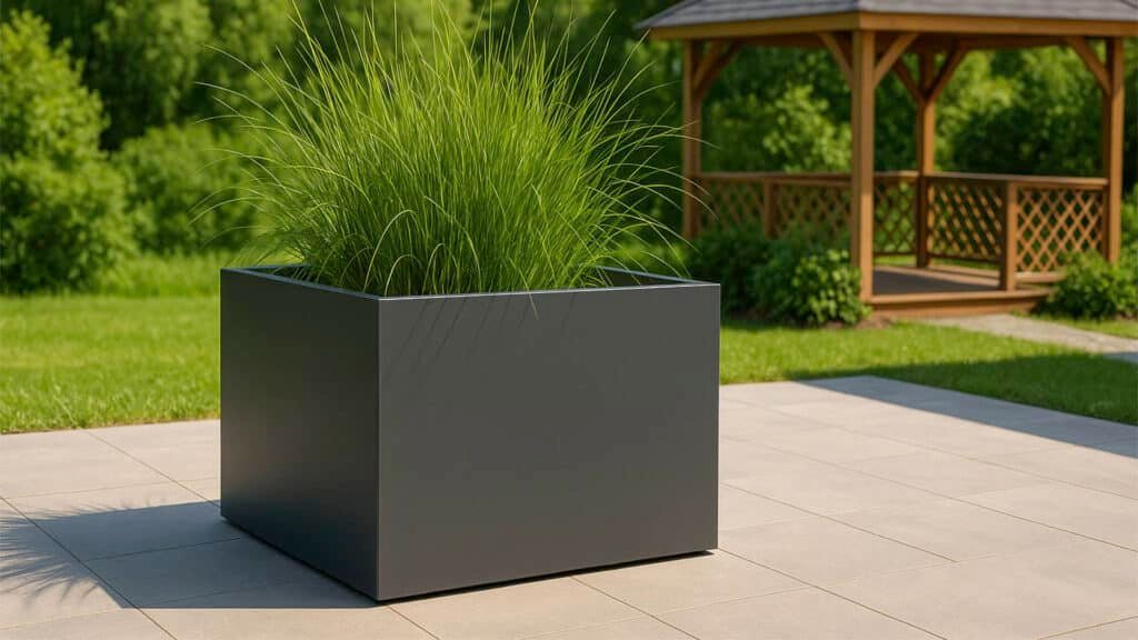 Pflanzkübel Aluminium Groß-Alessio-7-F