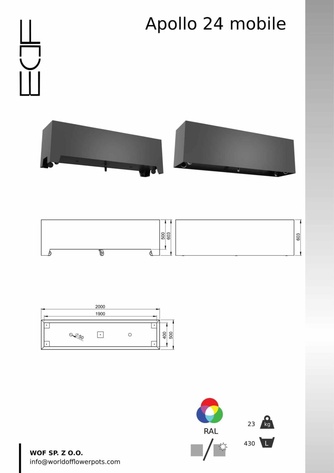 Pflanzkübel Aluminium Groß Apollo 24 Mobile-tech-info