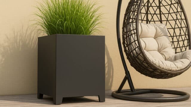 Pflanzkübel Aluminium Groß Apollo 7