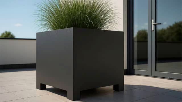 Pflanzkübel Aluminium Groß-Apollo-9-a