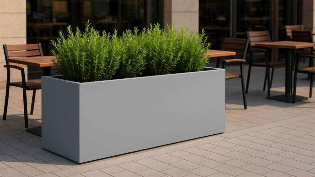 Pflanzkübel Aluminium Groß-Edoardo 13-a