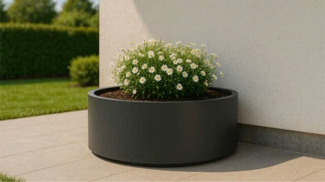 Pflanzkübel Aluminium Groß Rund-Ada-1-b