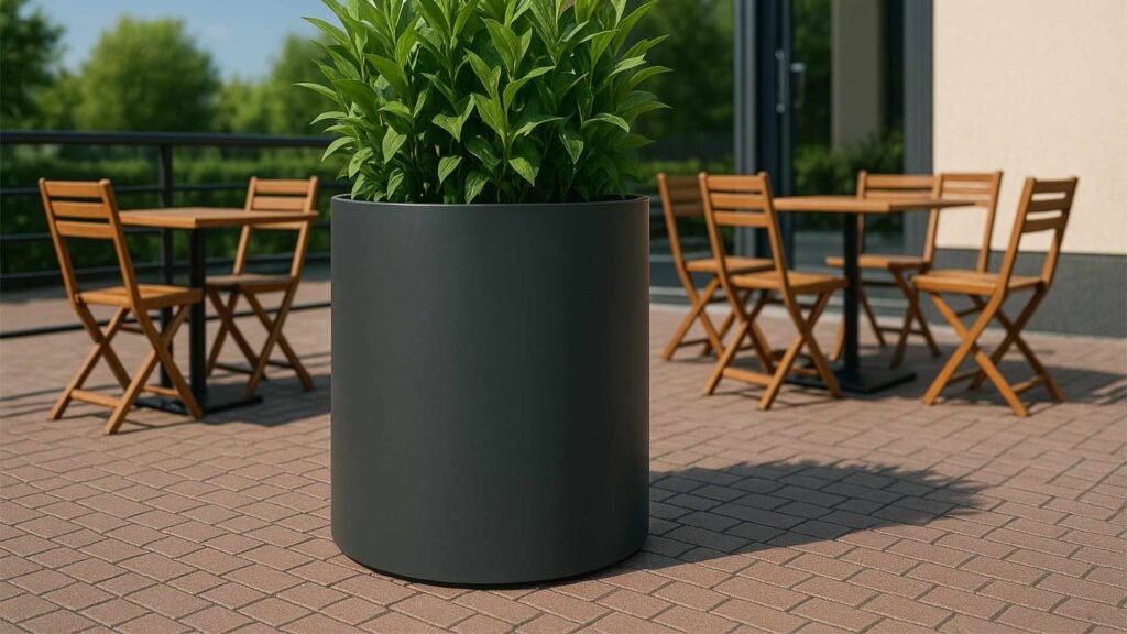 Pflanzkübel Aluminium Groß Tiziano 3-jpg