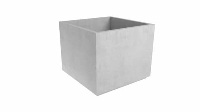 Pflanzkübel Beton Groß Quadratisch Davide - 5