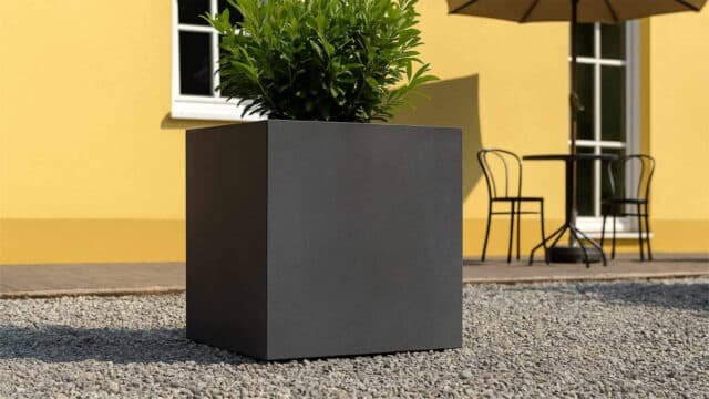 Pflanzkübel Beton Groß Quadratisch-Davide 5-a
