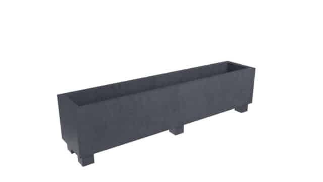 Pflanzkübel Beton Groß Rechteckig -FRANCESCO 9