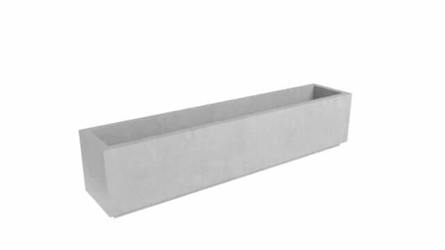 Pflanzkübel Beton Groß Rechteckig-Geraldo 9-c