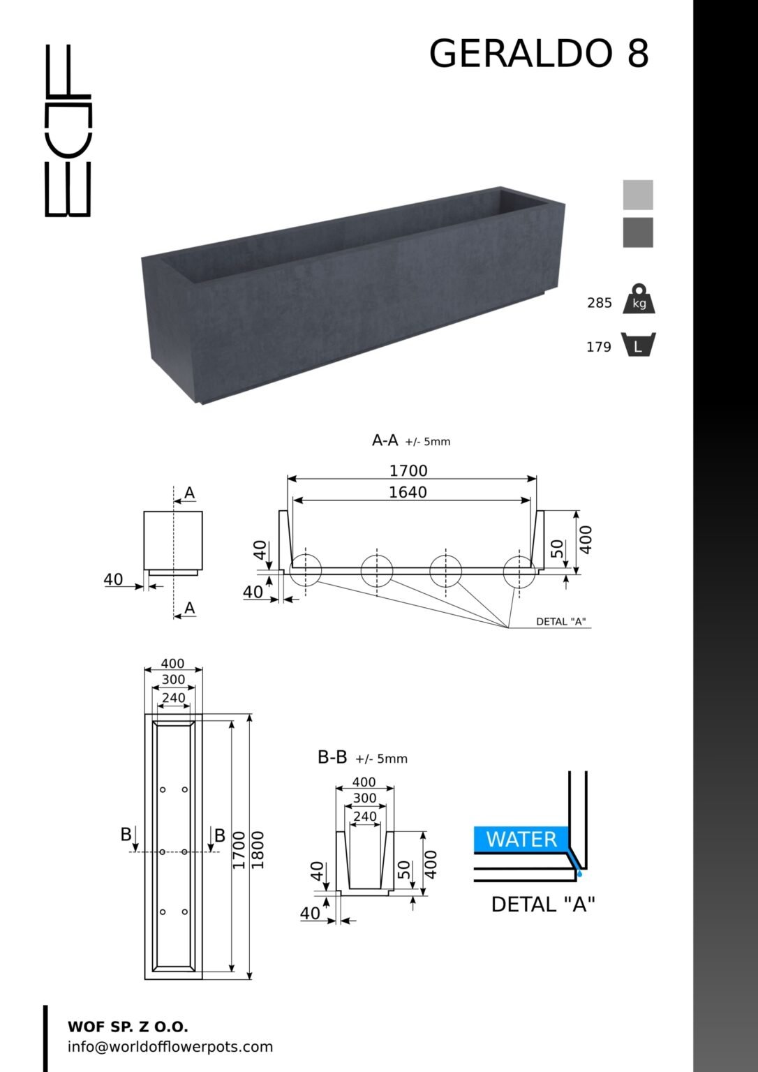 große pflanzkübel aus beton Geraldo 8