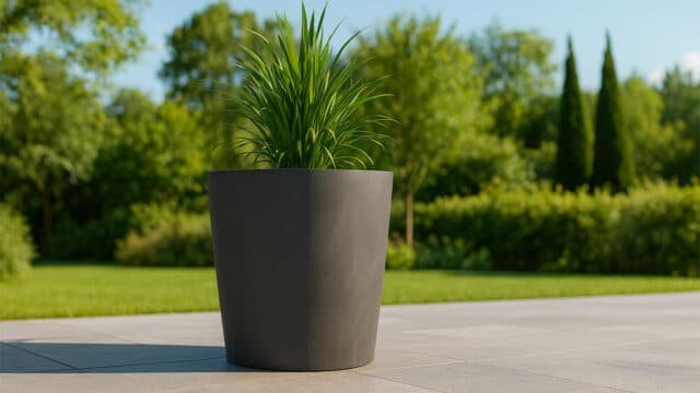 Beton Blumentopf Rund-Giovanna-2