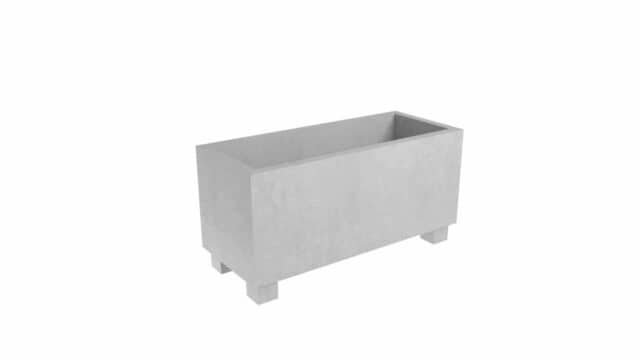 Beton Pflanzkübel Rechteckig-Francesco-5-c