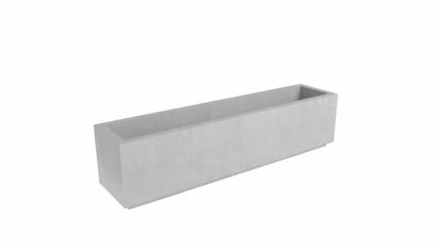 Beton Pflanzkübel Rechteckig-Geraldo 8