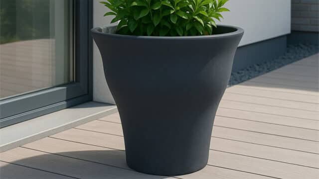 Große Pflanzkübel Beton Rund-Margherita-b