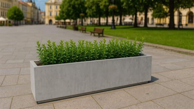 Pflanzkübel Beton Groß Rechteckig-Geraldo 8-a