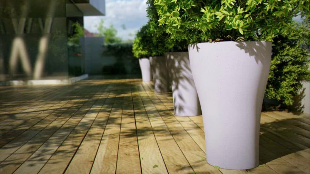 Pflanzkübel Beton Rund-Susanna-d