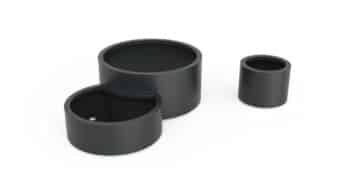 Pflanzkübel aus Aluminium Daria 2 set