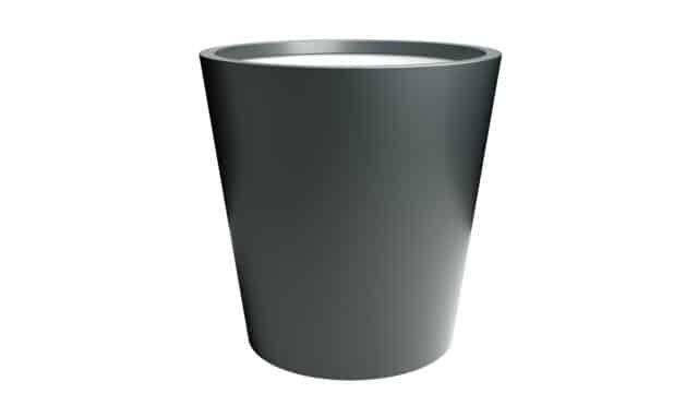 Pflanzkübel aus Aluminium Silvestro 2