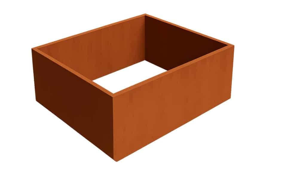 Pflanzkübel aus Cortenstahl-Corten Frame 21