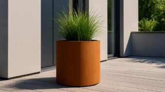 Pflanzkübel aus Cortenstahl Rund-Vaso 30