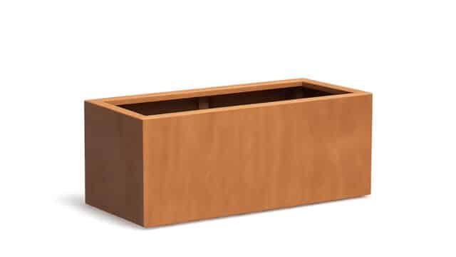 Pflanzkübel aus cortenstahl Cubi 25