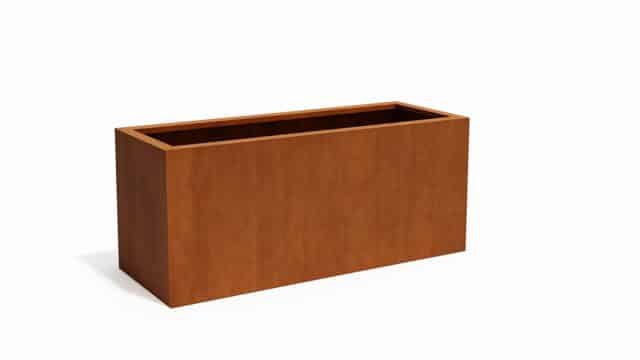 Pflanzkübel aus cortenstahl Cubi 30