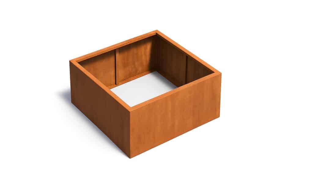 Pflanzkübel ohne Boden aus Cortenstahl Corten Frame 02