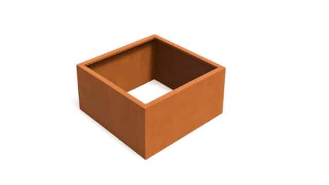 Pflanzkübel ohne Boden aus Cortenstahl Corten Frame 04