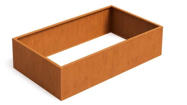 Pflanzkübel ohne Boden aus Cortenstahl Corten Frame 13