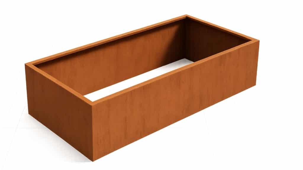 Pflanzkübel ohne Boden aus Cortenstahl Corten Frame 14