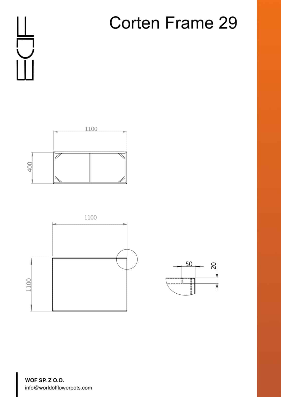 Pflanzkübel ohne Boden aus Cortenstahl Corten Frame 29.jpg
