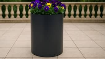 Pflanzkübel Aluminium Rund-Tiziano 12-j