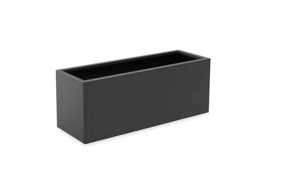 Pflanzkübel aus Aluminium Edoardo 17