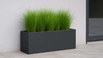 Pflanzkübel aus Aluminium Edoardo 17-a