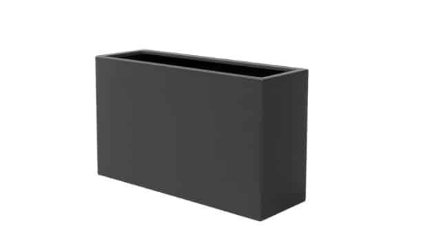 Pflanzkübel aus Aluminium Edoardo 18
